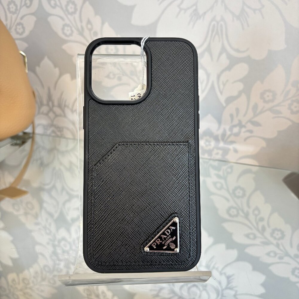 Prada Black Phone Case - iPhone 12 Pro Max